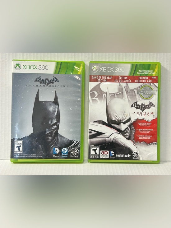 Xbox 360 Other - Xbox 360 Batman Arkham Game Bundle